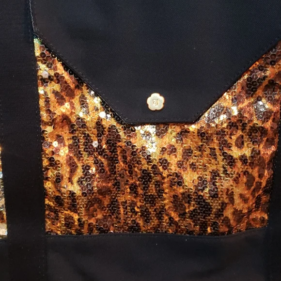 Eric Javits Sequin Leopard Bag - Picture 2 of 9